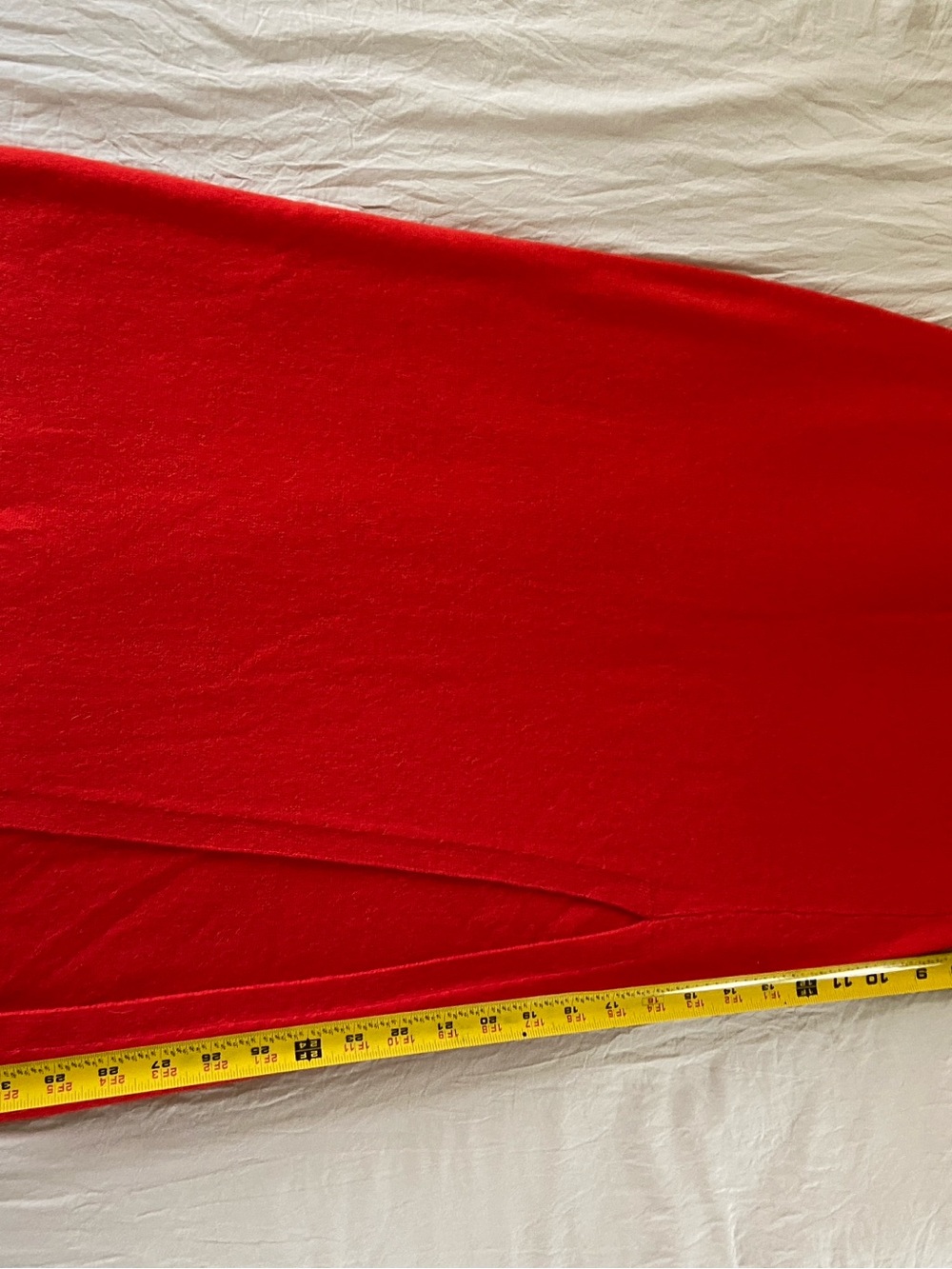House of Harlow Cashmere Red knit midi skirt